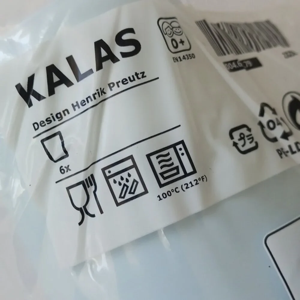Ikea Kalas Children Kids Cups Tumblers Glasses Plastic Pastel Colors Set 6 New